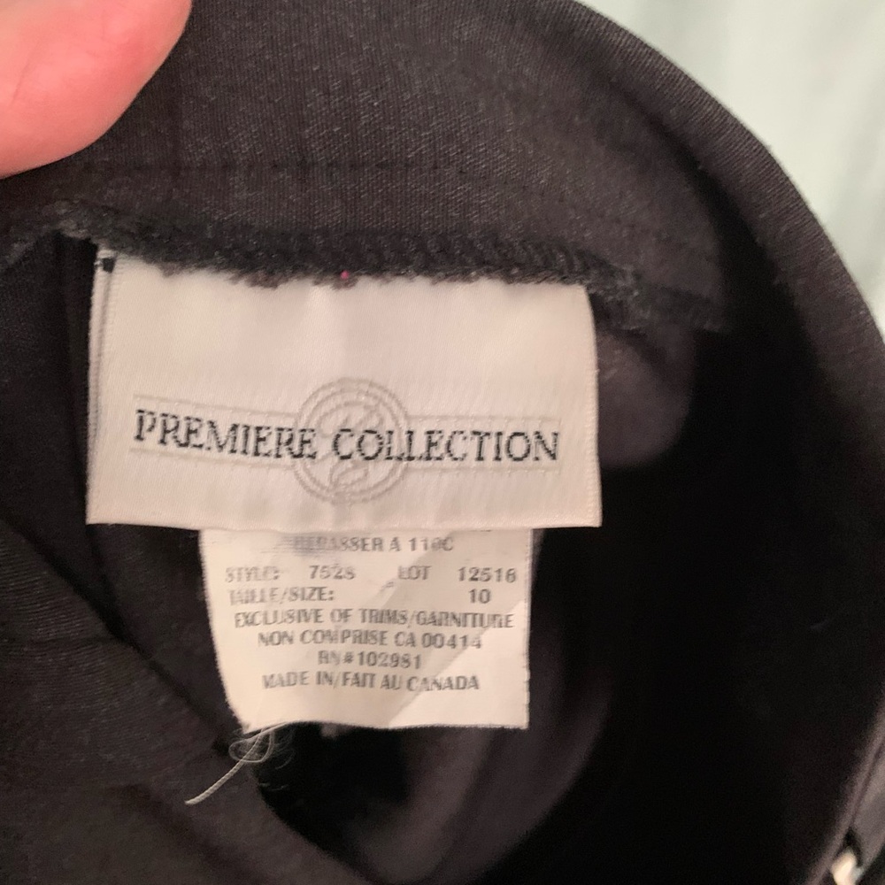 Grey A-Line fit skirt made by Premiere Collections.